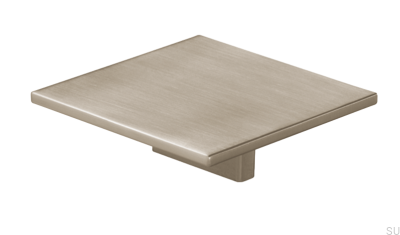 Tirador para mueble cuadrado 2053 Níquel Cepillado