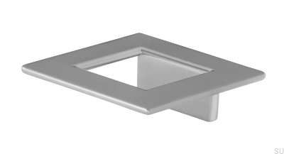 Tirador para mueble cuadrado 2057 Plata Mate