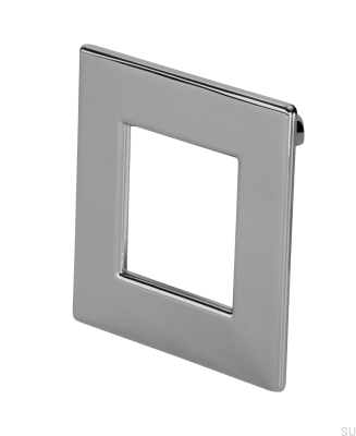 Tirador para mueble cuadrado 2057 Cromo brillo