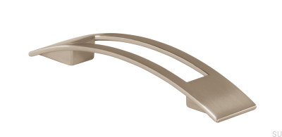 Tirador para mueble alargado 2113 96 Níquel cepillado