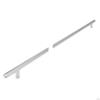 Tirador para mueble alargado 885 552 Cromo brillo