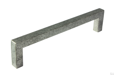 Tirador para mueble alargado SM8137I 128 Plata Antigua