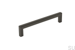 0056128Z31 U - CC128L136mm handle brushed grey Uchwyty meblowy podłużny Skandynawskie Uchwyty Scandinavian Handles