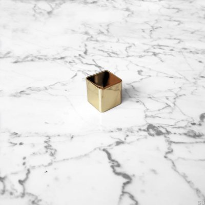 Pomo para mueble Lana S, latón pulido