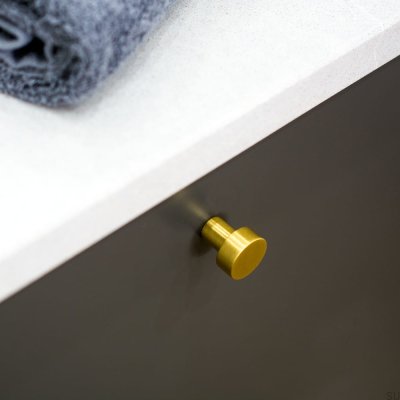 Pomo para mueble Mood 20 Gold Brass, cepillado
