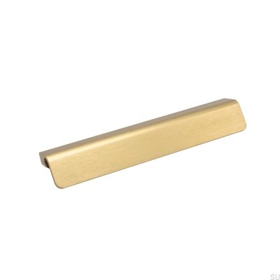 Tirador para mueble rectangular Fringe Oro cepillado