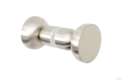 Pomo de puerta Kokeshi de doble cara, acero cepillado 3032