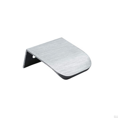 Tirador para mueble Poppi 40 edge, plata cepillada