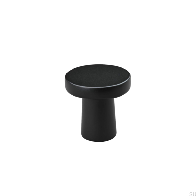 Pomo para mueble de metal Garda 25, negro mate