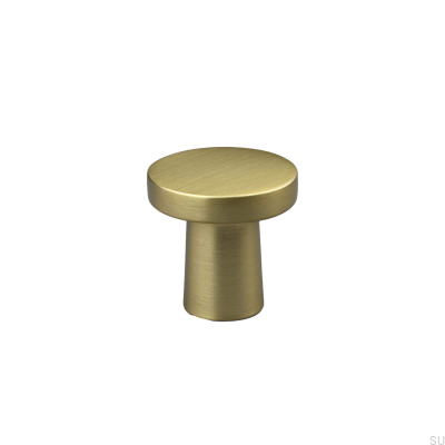 Pomo para mueble Garda 25 Oro Cepillado