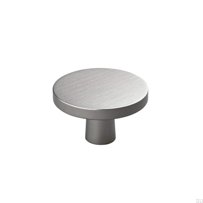 Pomo para mueble Garda 42 Plata Cepillada