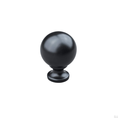 Pomo para mueble Labaro 30 Metal Negro Mate