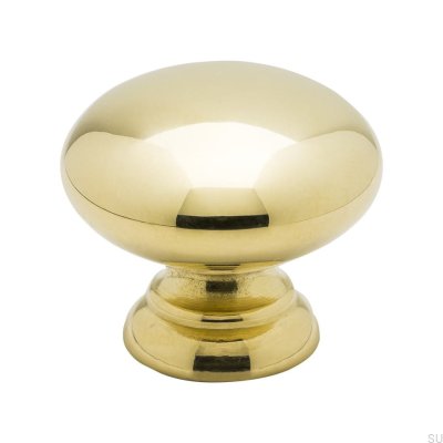 Pomo para Mueble 411 (24) Latón Pulido y Lacado