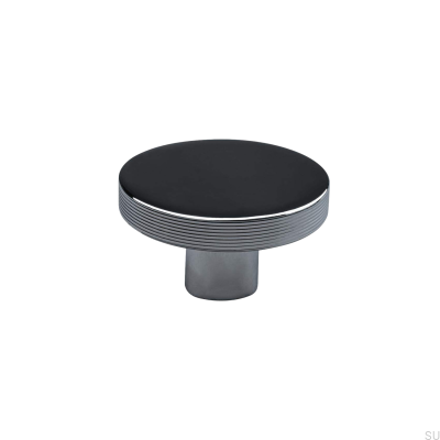 Pomo para mueble Monza Stripe 42, cromo pulido