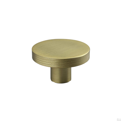 Pomo para mueble Monza Stripe 42 Oro cepillado
