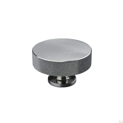 Pomo para mueble Sassari 50 Plata Cepillada