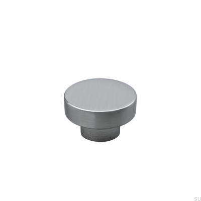 Pomo para mueble Vasto 34 Plata Cepillada
