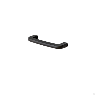 Tirador para mueble alargado Visby 128, metal, negro mate