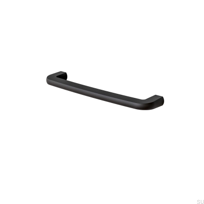 Tirador para mueble alargado Visby 192, metal, negro mate