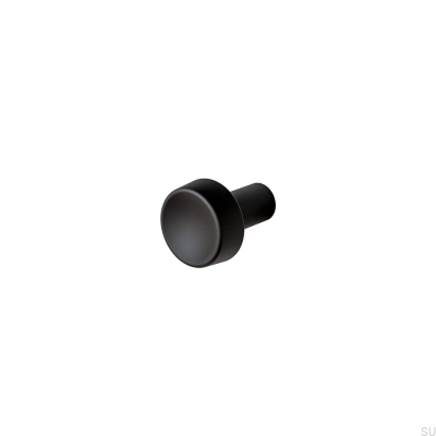 Pomo para mueble de metal Hjo 25, negro mate