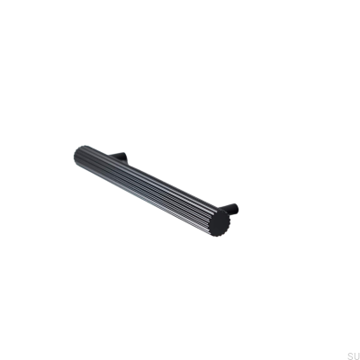 Tirador para mueble alargado Smögen 160, metal, negro mate