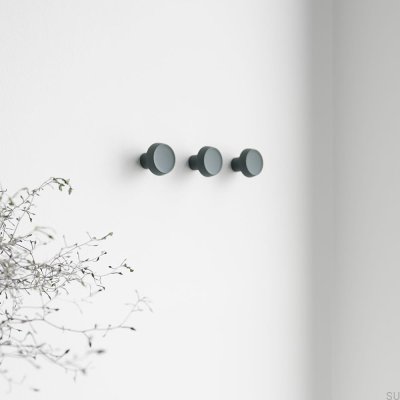 Colgador de pared Caligola de metal verde