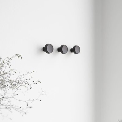 Colgador de pared Caligola de metal marrón oscuro