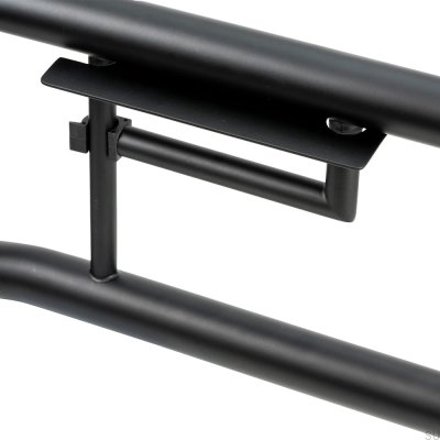 Portarrollos para barra WC 40134 Acero Negro Mate