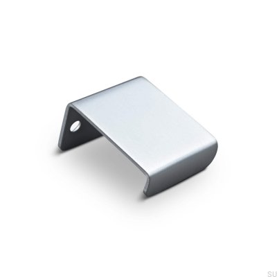 Tirador para mueble borde plateado Moie 30