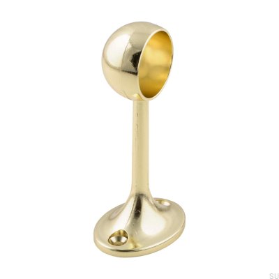 Rosetón para barras de armario 1557S 25 Oro