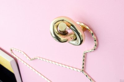 Pomo para mueble Knot 50, latón pulido, sin barnizar