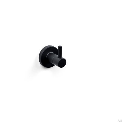 Toulon-1 Colgador de Pared Metal Negro Mate