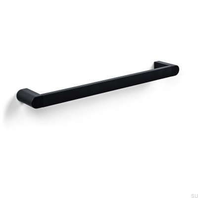 Toallero Cannes de metal negro mate