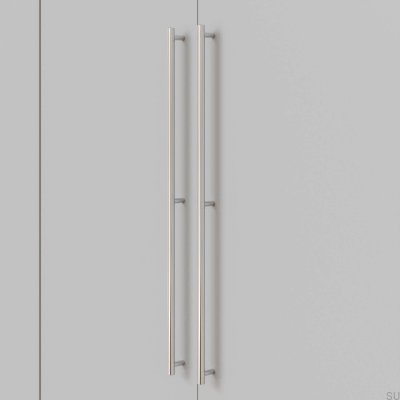 Tirador para mueble alargado Varberg 704, cromo pulido