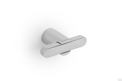 Pomo para mueble T-Bar Fusion, níquel pulido