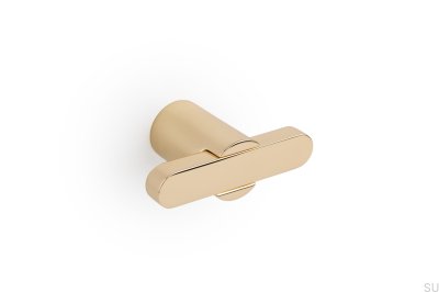Pomo para mueble T-Bar Fusion Gold Pulido