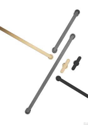 Pomo para mueble T-Bar Fusion Gold Pulido
