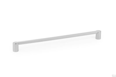 Tirador para mueble alargado Fusion 320, níquel pulido