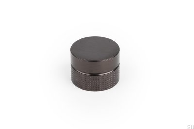 Pomo para muebles Point 40 Negro Titanio 