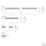 Pomo para mueble Cava cepillado dorado Point 40