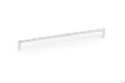 Tirador para mueble alargado Pura 256 Cromo pulido