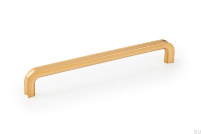 Tirador para mueble alargado Lipp 192, oro cepillado, cava