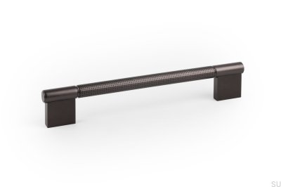  Tirador para mueble alargado Point 192 Aluminio Negro Titanio 