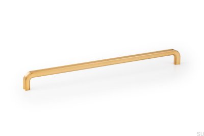 Tirador para mueble alargado Lipp 320, oro cepillado, cava