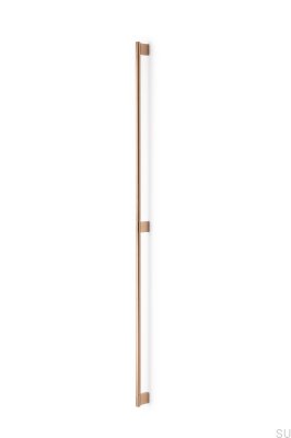 Tirador para mueble alargado Point 960, oro cepillado y cava