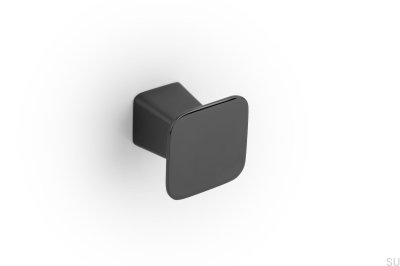 Pomo para muebles Prism Titanio Negro Pulido