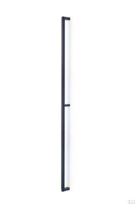 Tirador para mueble rectangular Riss Big 960 Aluminio Azul