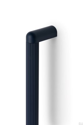 Tirador para mueble rectangular Riss Big 960 Aluminio Azul