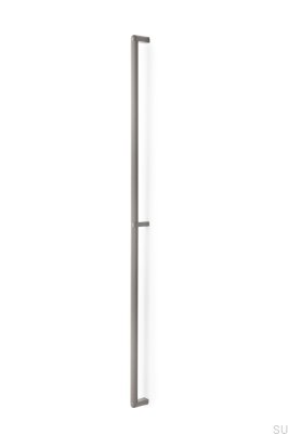 Tirador para mueble rectangular Riss Big 960 Aluminio Gris