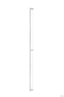 Tirador para mueble rectangular Riss Big 960 Aluminio Blanco Mate